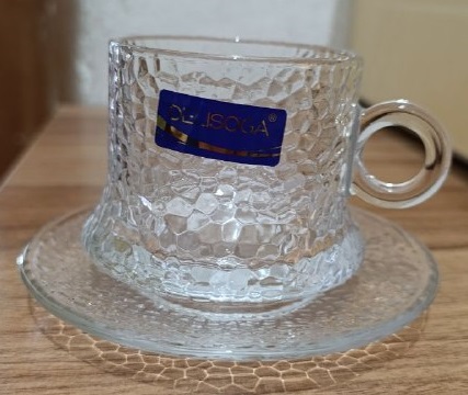 فنجان همراه با نعلبکی دلی مدل DELISOGA DSCF063