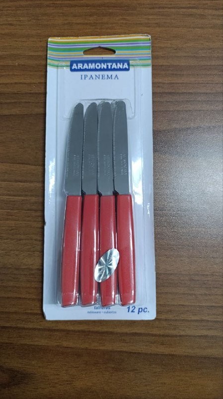 کارد میوه خوری برزیلی Aramontana تعداد 12 تایی در رنگ های مختلف