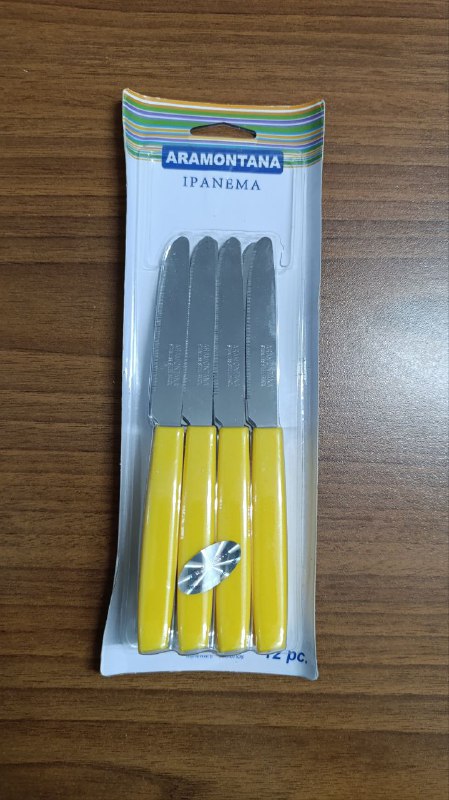 کارد میوه خوری برزیلی Aramontana تعداد 12 تایی در رنگ های مختلف